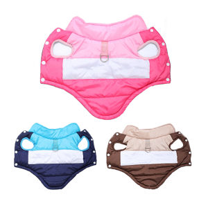 Dog Jacket Winter Windproof Warm Coat With D-Ring For Small Medium Dog Cat Puppy Yorkshire Chihuahua Pug Waterproof Pet Costume