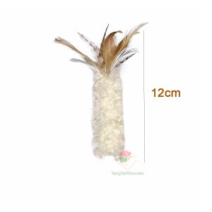 Cat Toy Rabbit Fur Ball Catnip Enrichment Toy Kitten Teaser Wand Self Play Boredom Relief Interactive Cat Toy for Indoor Cats