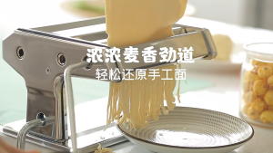 ArtLiving Stainless Steel Noodle Maker Pasta Maker Adjustable Thickness Handmade Noodle Maker