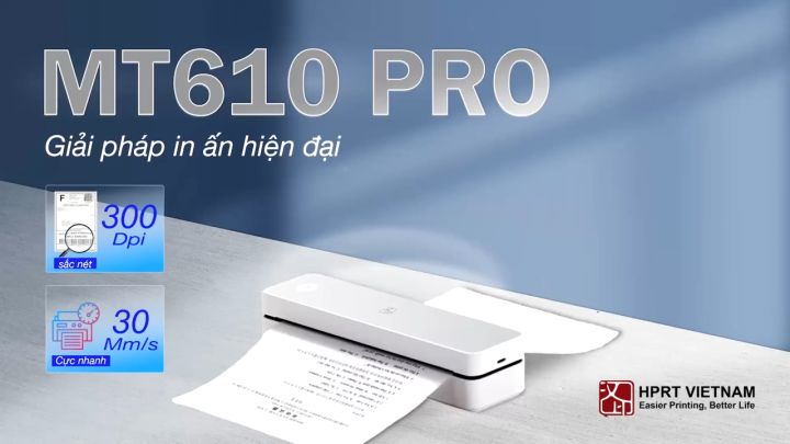 [ Chính Hãng ] Giấy In Nhiệt HPRT A4 – 200 Tờ/Xấp | Giấy In Nhiệt Không Mực Cho Máy MT610 Pro