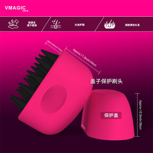 Cọ Rửa Gội Đầu Silicon Dày Massage Da Đầu Siêu Nhẹ Tiện Dụng Cọ Rửa Gội Đầu Vmagiccare Líng Bắp Cải VC-XTS-01