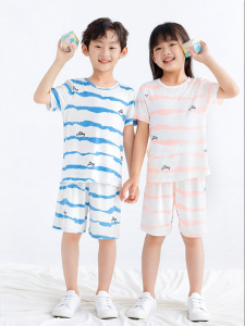 batubatu | Lightweight Childrens Short Sleeve Pajama Set