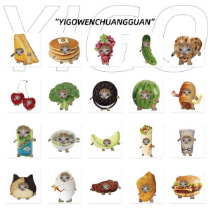 สติกเกอร์ติดโน้ตบุ๊กสุดน่ารัก 69 แผ่น ปกป้องมือถือ ปกบันทึก ตกแต่ง ป้องกันน้ำ ลายหัวแมว ลายการ์ตูน ดีไซน์สุดน่ารัก