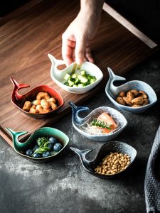 Bát Đựng Mắm Tôm 5 Inch Bằng Gốm Sứ Kiểu Nhật Bản Có Tay Cầm Bát Đựng Dầu Bát Đựng Sốt Nhỏ Dễ Thương Bát Đĩa Bằng Gốm Sứ