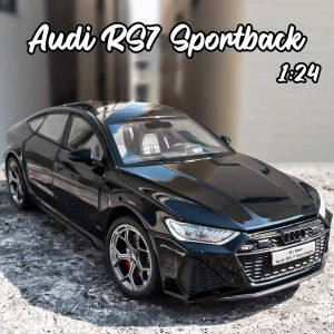 1:24 Scale Audi RS7 Sportback Alloy Car Model Diecast Car Sound Light Car Lovers Collection Kids Birthday Gift Metal Boys Toys
