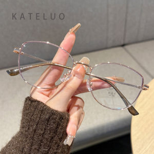 KATELUO Fashion Mens Blue Light Blocking Cat Eye Glasses Anti Blue Light Computer Gaming Eyeglasses Frame For Women Z8832