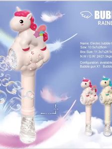 Máy bắn bong bóng xà phòng dạng cây gậy cầm tay hình ngựa Pony