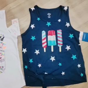 Áo thun ba lỗ  bé gái VNXK cho bé từ 11kg tới 28kg tầm 2 tuổi đến 10 tuổi(  HÌNH THẬT VIDEO THẬT CHẤT RẤT ĐẸP GIÁ LẠI RẺ)