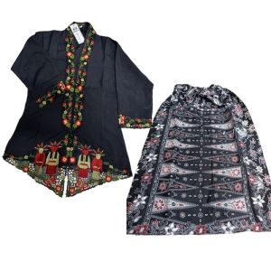 kebaya Encim Betawi Anak Sd / Baju Adat Betawi Wanita Anak Sd / Kebaya Ondel-Ondel Betawi Anak