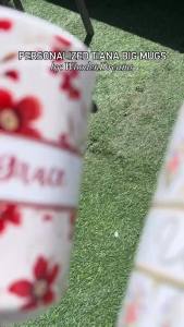 Personalized TIANA Big Mug 15oz 440ml | FLORAL Collection | Sublimation Customized Mug