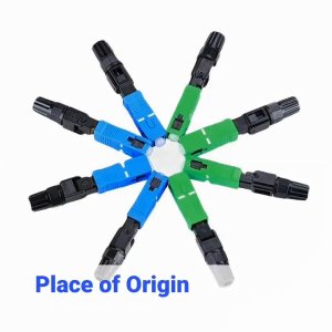 100pcs Fiber Optic Fast Connector SC UPC Quick Connector For FTTH Drop Cable Field Termination