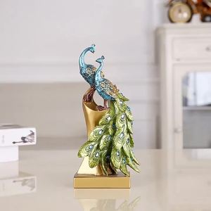 FENGHONGTAO | European Style Peacock Craft Decor