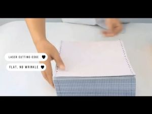 Carbonless Continuous Paper for Dot Matrix Printer 1/2 3-ply