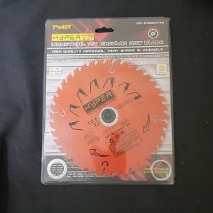 HYPER HD Tanduk 7 Inch x 40T Circular Saw Mata Gergaji Kayu Bulat Industrial