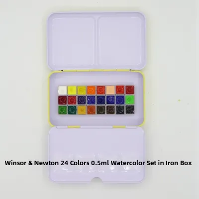 Winsor & Newton | Beginner Friendly 24 Color Watercolor Set 24pc