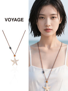 ZHENGZHAO | Seaside Starfish Beachy Long Necklace
