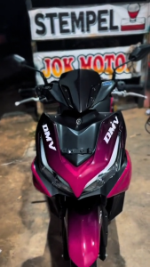 COD Sticker Decal Full Body Yamaha Aerox 155 New Connected Cyber City Tahun 2020 2021 2022 2023 2024 Sticker Aerox New Connected Gambar Racing Aerox New Motif Racing Baru SR 24.05