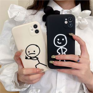DEAMOR Case Oppo A3S A31 2020 A52 A54 4G A72 A92 F1S F11 Pro Casing Stick Couple Matte With Camera Protection -Cream
