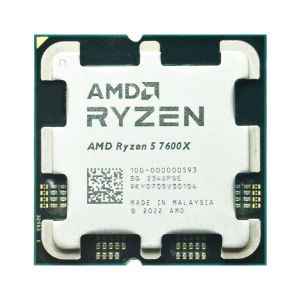 AMD | Used R5 7600X AMD Ryzen 5 7600X 4.7GHz CPU processor 6-Core 12-Thread 5NM L3=32M 100-000000593 Socket AM5