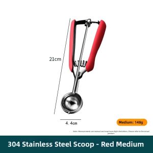 Multi-use Stainless Steel Ice Cream Scoop