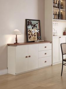 YANGYING | Solid Wood Buffet Sideboard Storage Cabinet