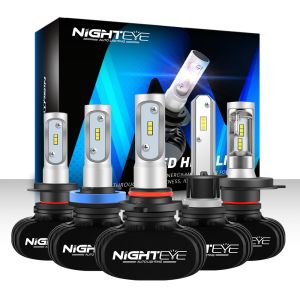 Nighteye Led H4 H7 H8 H9 H11 9005 HB3 9006 HB4 Fog Light Bulbs 8000LM 50W 6500K Car LED Headlights White Fog Lamps