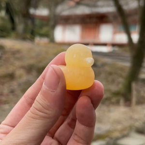 【SG】Yellow Calcite Duck Crystal