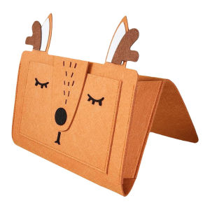 Felt Bedside Storage Organizer Dormitory Bedside Storage Hanging Mobile Phone Storage Bag Magazine Rack Pocket Hanging Storage