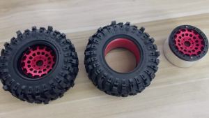 4 Lốp Xe RC Cao Su 2.6 Dành Cho Xe Mô Hình 1/10 Có Mút Xốp Tương Thích Với Xe Địa Hình TRX4 TRX6 SCX10 Yeti Wraith RB10 Ryft Yikong