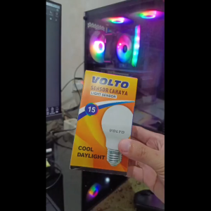 Lampu Sensor Cahaya Otomatis Malam Siang Led E27 Bohlam Light Sensor Rumah Cahaya Putih 12w 12 Watt