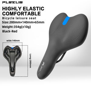 PLSELIS | Plselis soft sponge hollow breathable road bicycle saddle weighs 358g comfortable shock absorption ultra strong bicycle seat