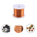 Pure copper enameled wire 0.6-1.2mm cable copper wire enameled wire enameled copper wire coil copper wire 10 meters. 