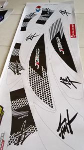 FINO 125 (COD) STIKER STRIPING MOTOR YAMAHA FINO 125 - STIKER LIST SIMPLE WARNA VARIASI DESAIN RACING HOLOGRAM DAN TRANSPARAN BISA COD IP.PROJECT KODE-13