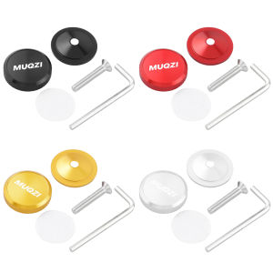 Bike Headset Cap Cover with Anti-Theft Tracker Mount for AirTag Easy to Install and Secure in Black Color