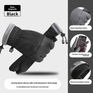 JIFANPAUL | Warm Fleece Thickening Motorcycle Touchscreen Gloves