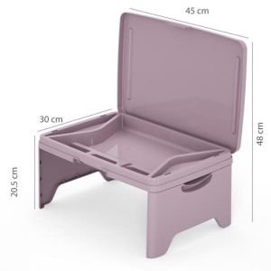 Bed Small Table Folding Table Dormitory Upper Bunk High Desk Student Plastic Ultra-light Simple Multi-functional Computer Table