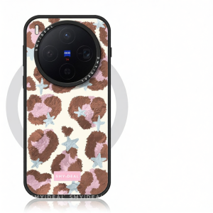 Smyideal | Magnetic Phone Case Pink Leopard Unique Design