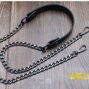 TEKANAI | Elegant Metal Accessories Flat Chain Pressure Relief Bag Strap