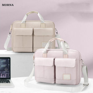 MORNA 13.3/14/15.6/16inch Laptop Storage Handbag Shoulder Bag for Macbook Air Pro Lenovo Dell Huawei Xiaomi Notebook Bag Briefcase