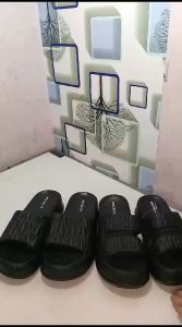 SANDAL SLOP WEDJES WANITA KARET EVA TERBARU KEKINIAN KOREAN STYLE