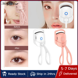 Hengfa Lina Portable Electric Eyelash Curler Charging Model Fast Heating Portable Shaping and Lasting Curling Eyelash Clip Makeup Tools