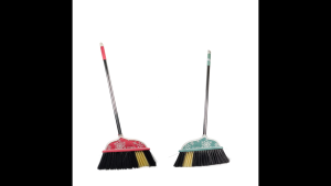 Angle Plastic Broom - Snow Design with Stainless Handle