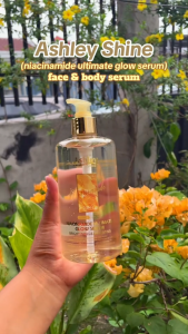 Ashley Shine Face serum with niacinamide 10% Ashley niacinamide serum Nano-level fast absorption Improve dull skin tone Freckle removal Moisturizing and hydrating 520ml AS4024