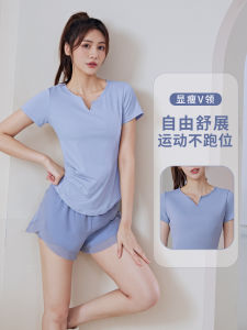 Bộ Đồ Tập Yoga Nữ Mùa Hè 2025 Mới Chuyên Nghiệp Cỡ Lớn Chạy Bộ Pilates Tập Luyện Thể Dục Bộ Đồ Thể Thao Tay Ngắn