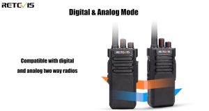 Retevis RT29D Two Way Radio Waterproof Heavy Duty UHF DMR Portable