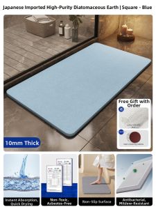 ZTION | Silicone Diatomite Quick Dry Anti-slip Doormat