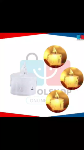 BATTERY Operated Candle transparent led candle