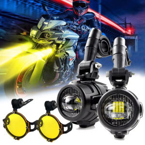 Đèn LED Phụ Trợ Xe Máy Đèn Sương Mù Cho Xe BMW F700GS F800GS Kawasaki Yamaha MT07 MT09 CRF1000L Africa Twin - Phù Hợp Với Nhiều Loại Xe