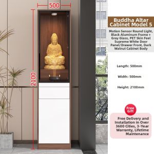 HANYUAN | Wealth-invoking New Chinese Style Buddhist Altar Standing Cabinet