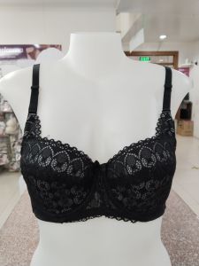 Avon HillaryBlack lace bra with adjustable straps and underwire.Louella Blue lace bra with adjustable straps and underwire.